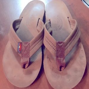 Women’s Rainbow Single Layer Flip Flops